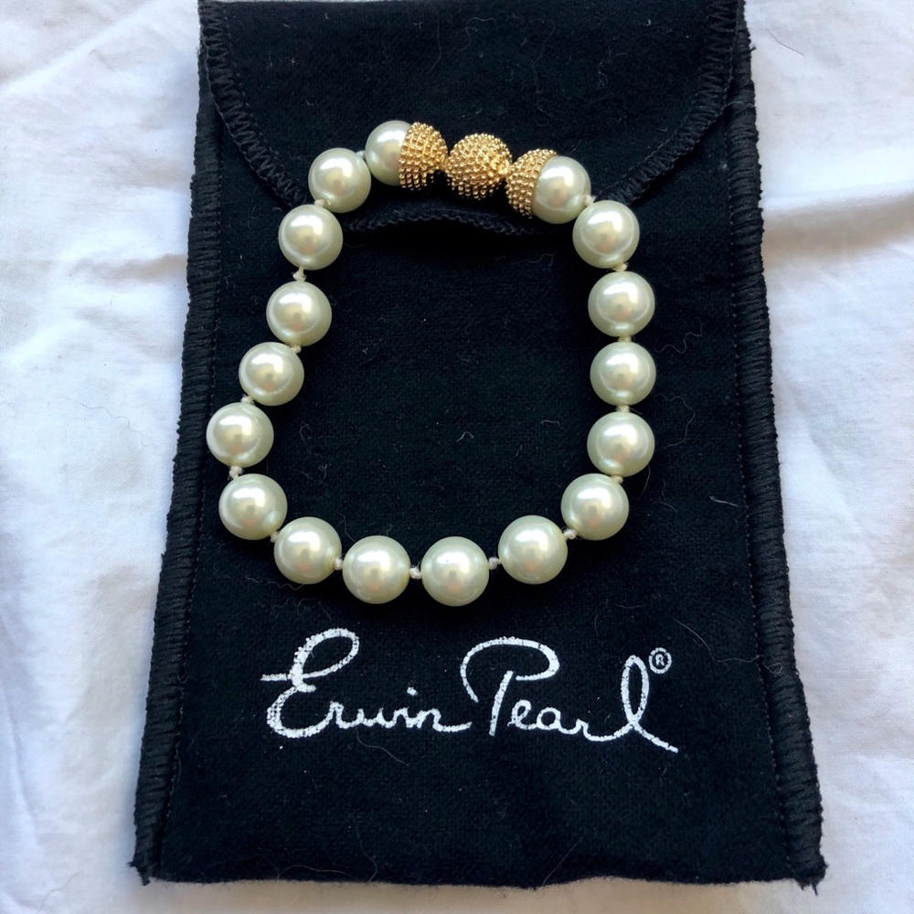 Erwin Pearl - glass pearl bracelet hand-knotted